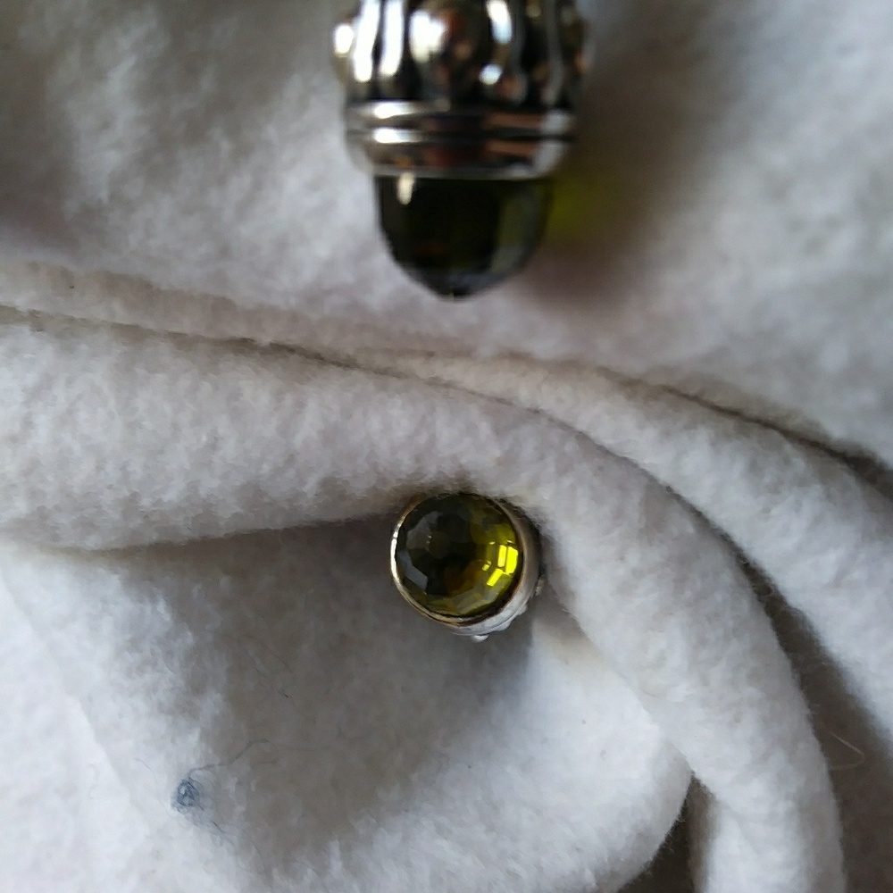 Cable cuff bracelet - Peridot -David yurman